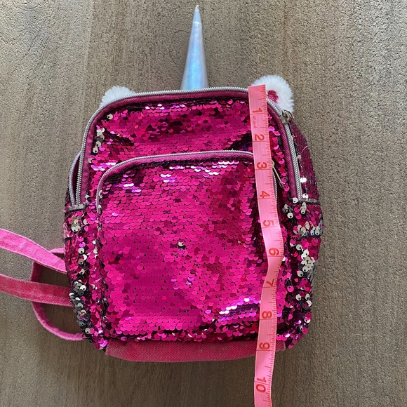 Sequin Unicorn Adjustable Backpack -M1 - Picture 7 of 8